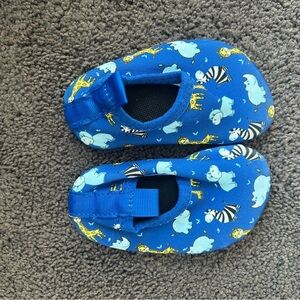 Blue Animal Print Baby Water Shoes